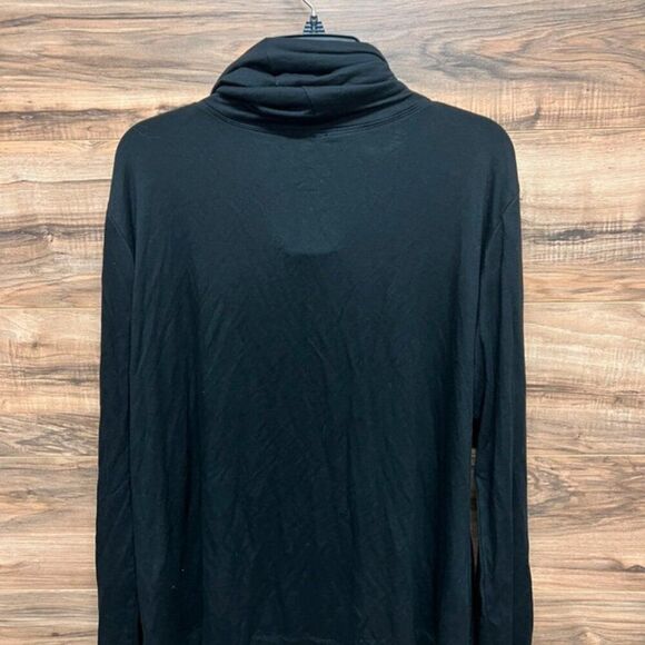 Flax in motion large turtleneck long sleeve top - Picture 2 of 2